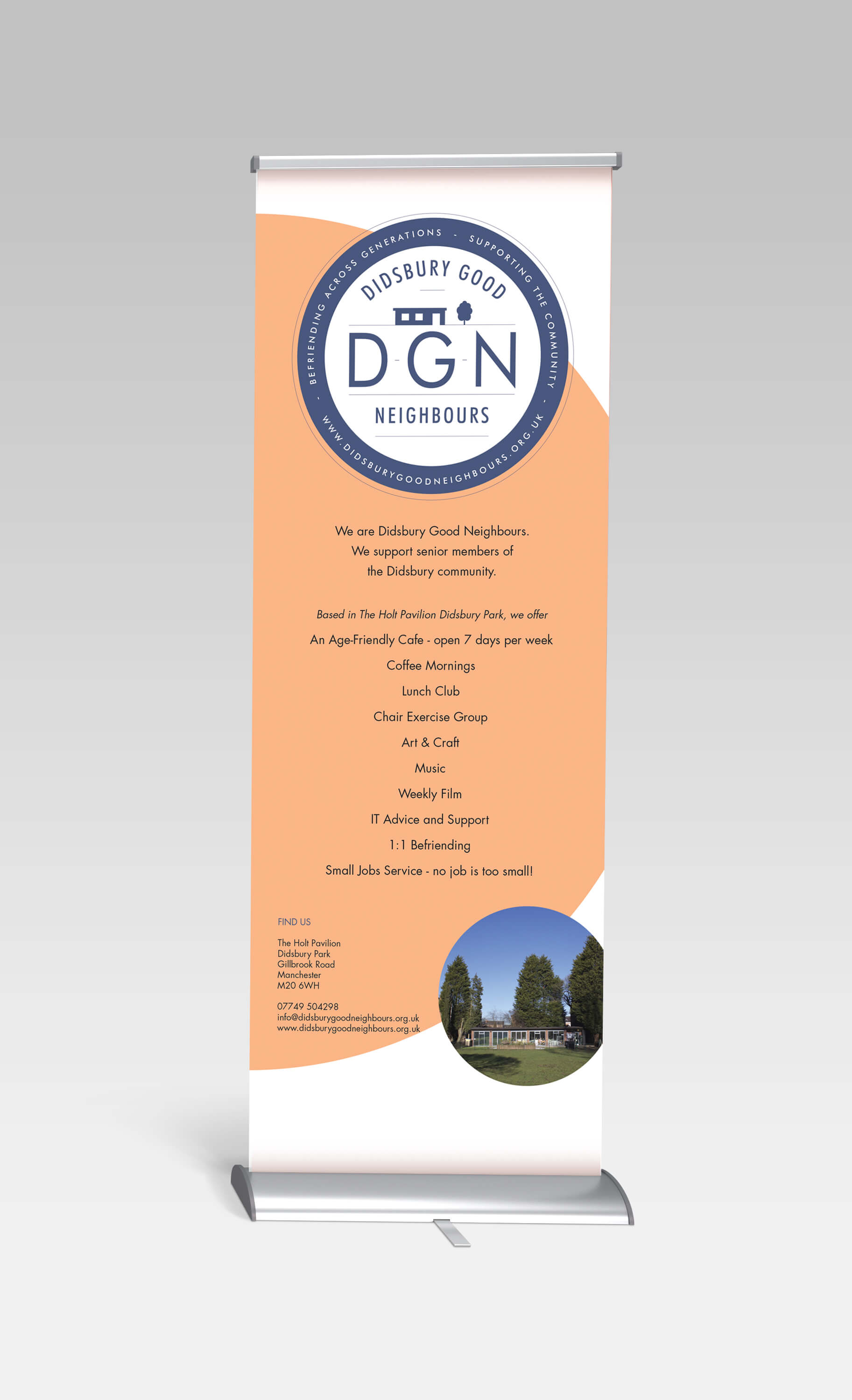 DGN Roll Up Banner Mockup