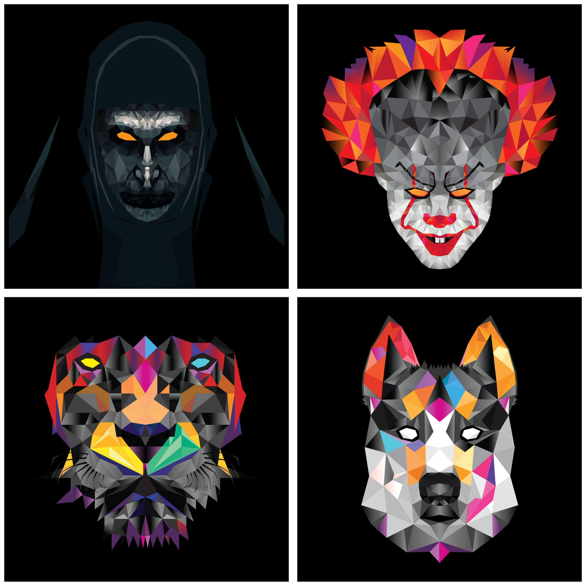 Geometric-faces-01